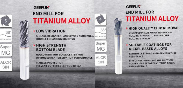 titanium alloy milling cutter design
