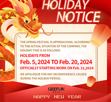 New Year Holiday Notice